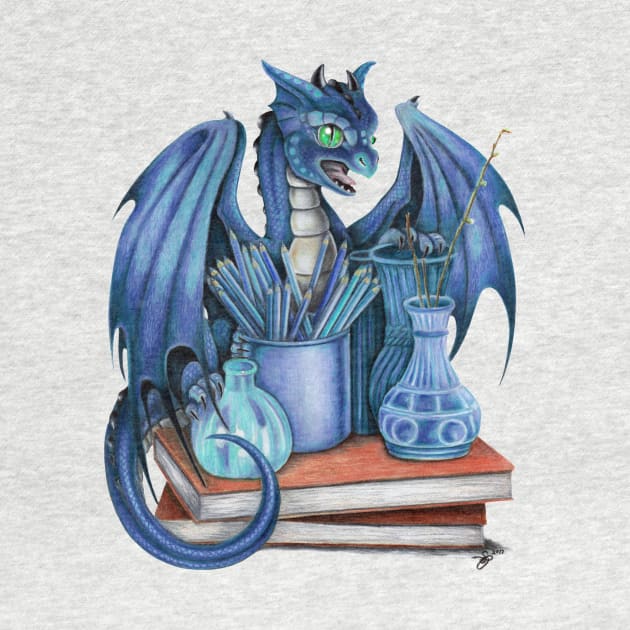 Artist's Pet Blue Dragon by Sandra Staple